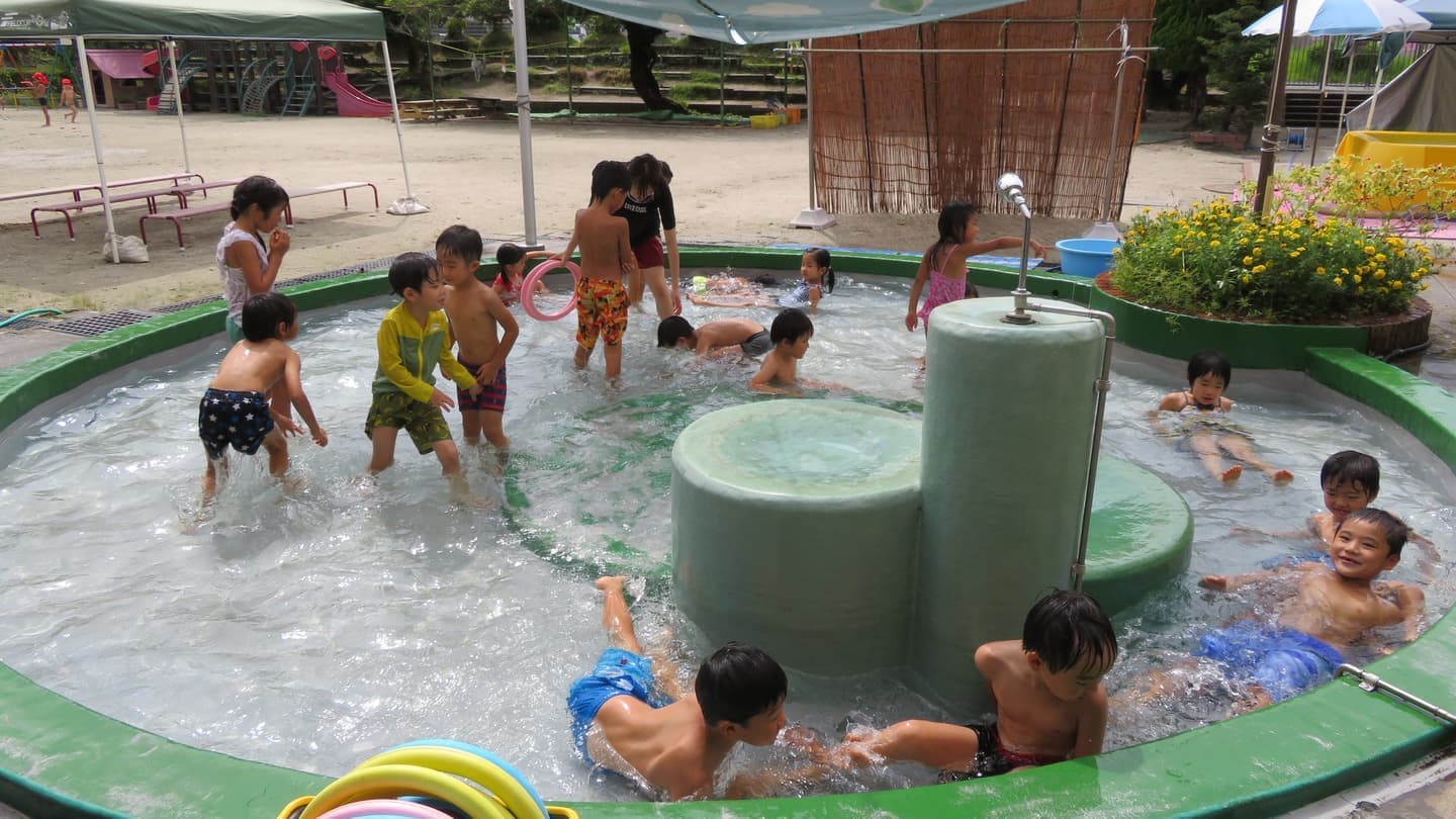 夏期保育の様子